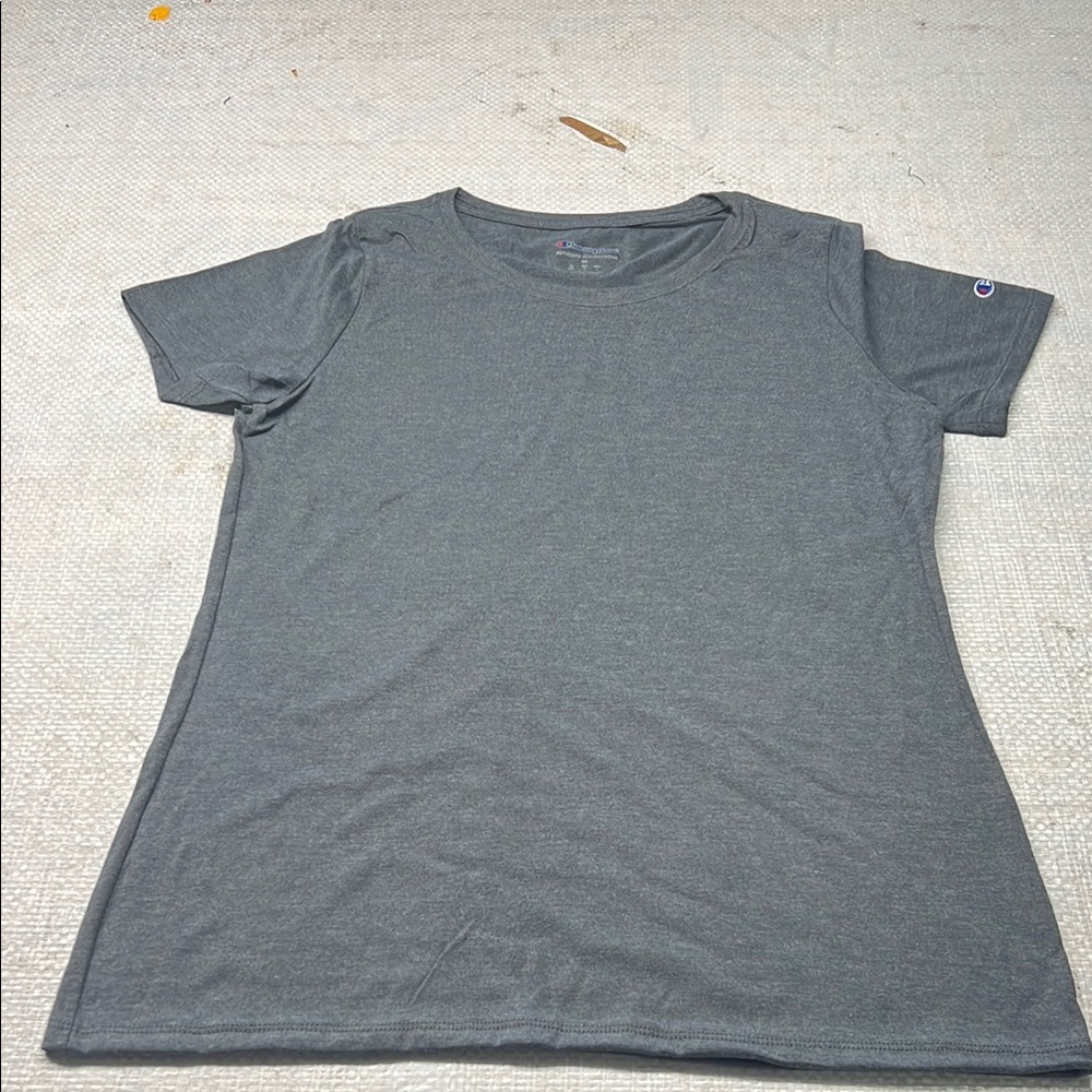 Champion Gray Fitted Short Sleeve T-Shirt